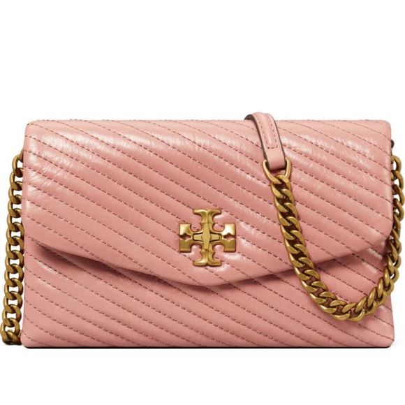 Tory Burch Handbags - Tory Burch Kira Moto Quilted Wallet on a Chain